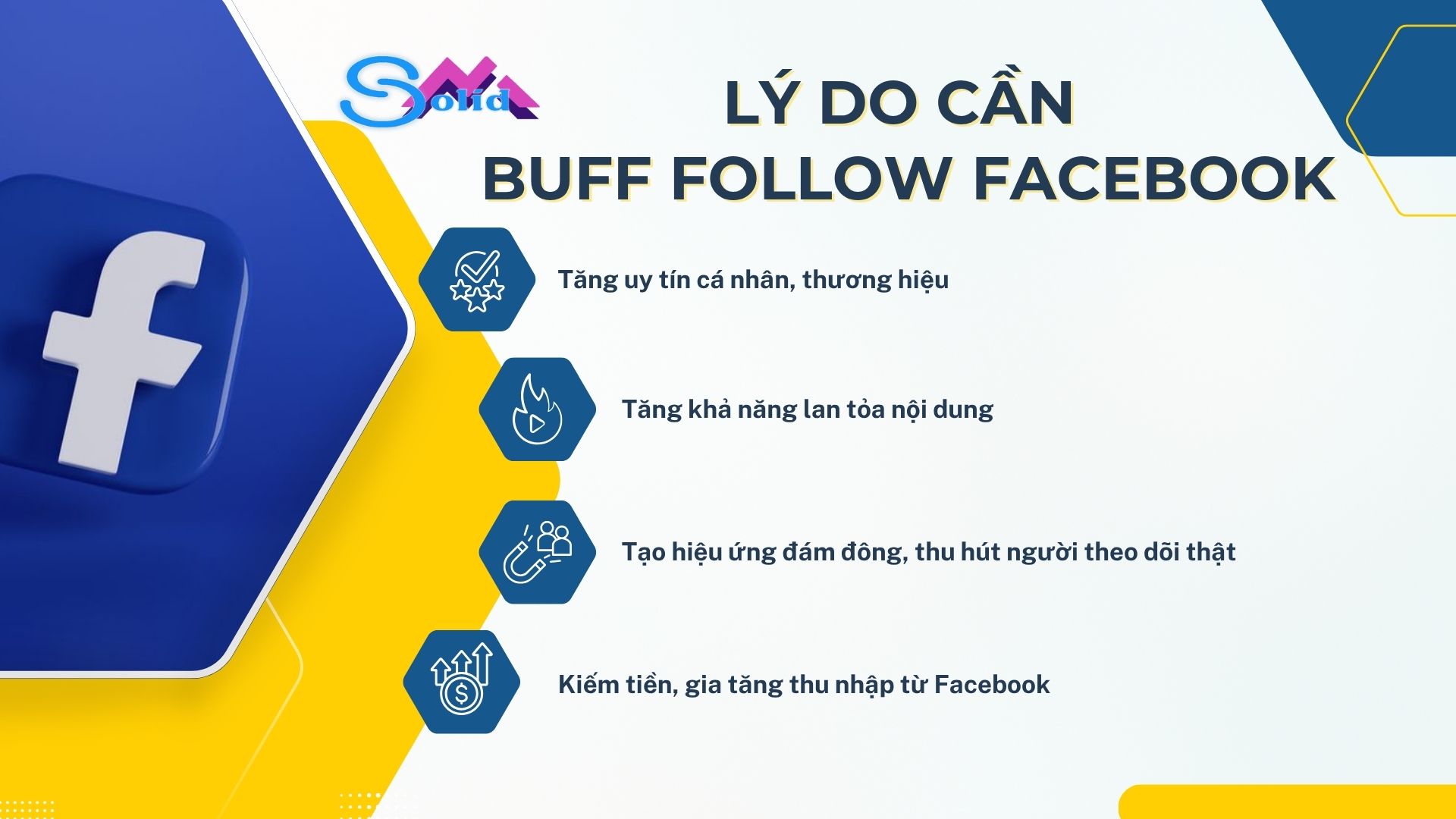 Lý do cần buff follow Facebook